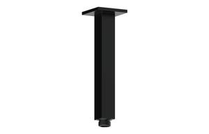Galaxy 180mm Square Ceiling Arm - Matt Black